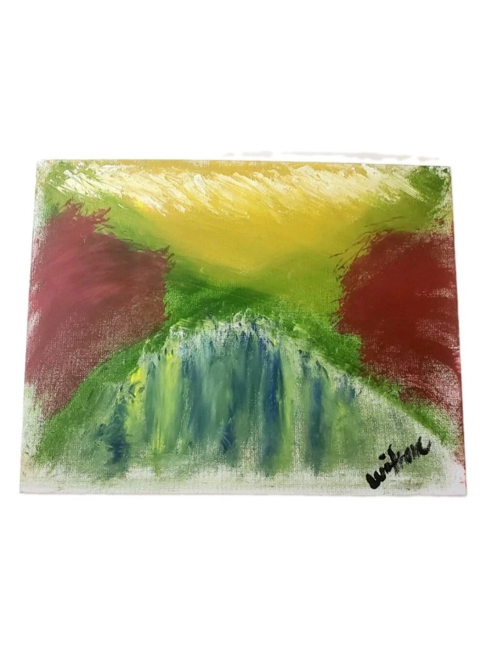Original Painting Oil On Canvas 11x14" Abstract Wall Art Blessed Moments OOAK